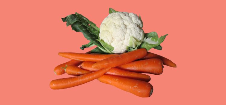 cauliflower and carrots